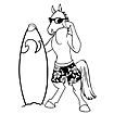 Coastal Classic Dancing Horse with Music